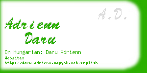 adrienn daru business card